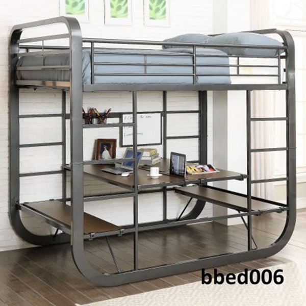 Modern High-quality Home Space Saving Bunk bed with Desk Model (006)