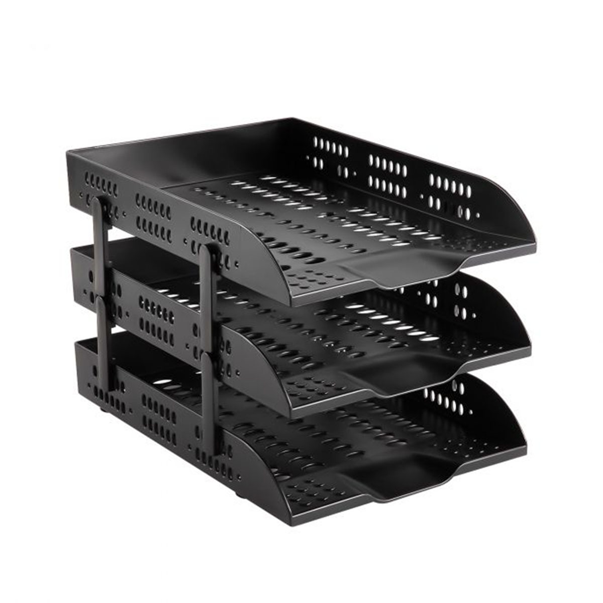 Document Tray 3 Drawers(Black) - E9215
