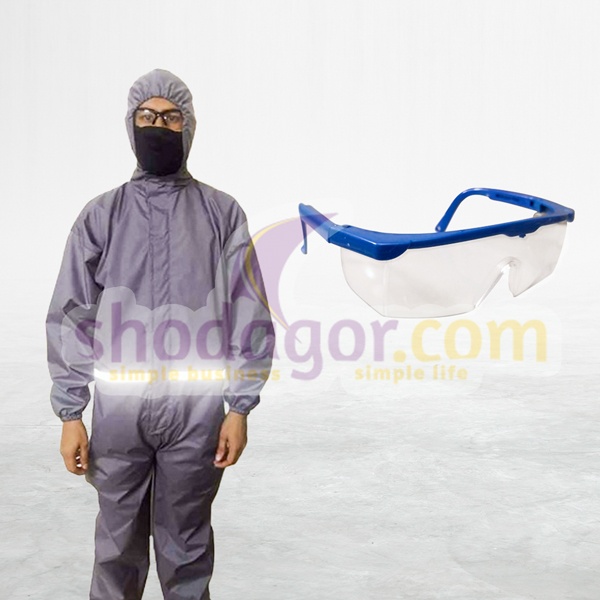 PPE Personal Protective Suit and High-Quality Protective Goggles to Protect from Corona Virus