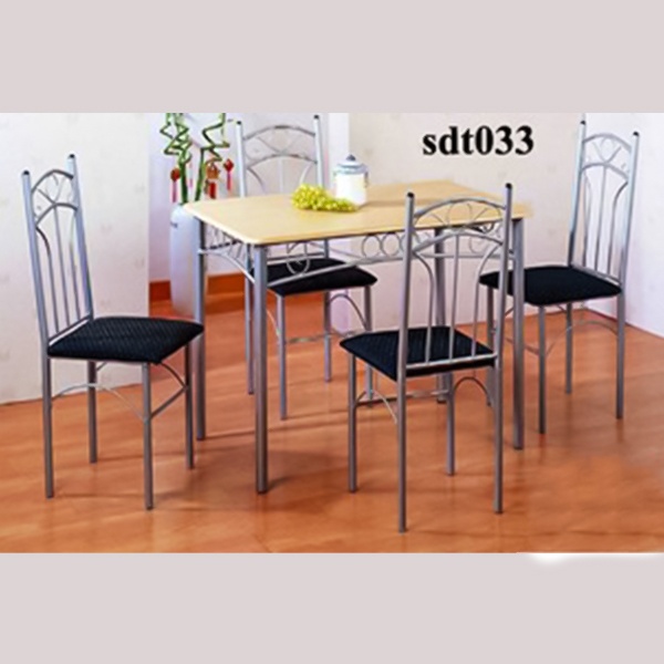Modern High-Quality Steel Dining Table Model (033)