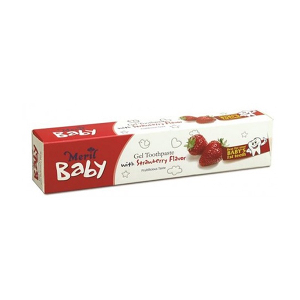 Meril Baby Gel Toothpaste Strawberry (45gm)