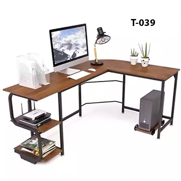 Gaming Table L Shape Corner Computer and Laptop Desk Model (039)