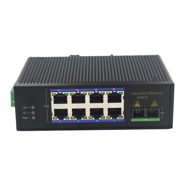 100M 1 Fiber Port 8 Electric Ports Industrial-grade Ethernet Switch