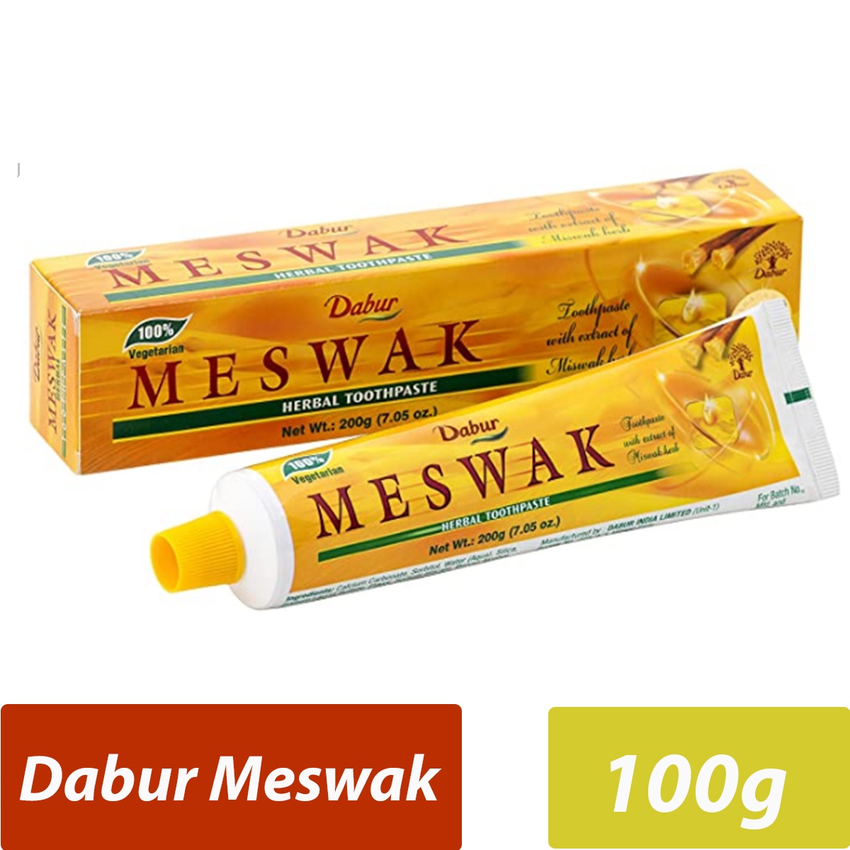 Dabur- Meswak Toothpaste- Per Case 72 Pieces- 100g
