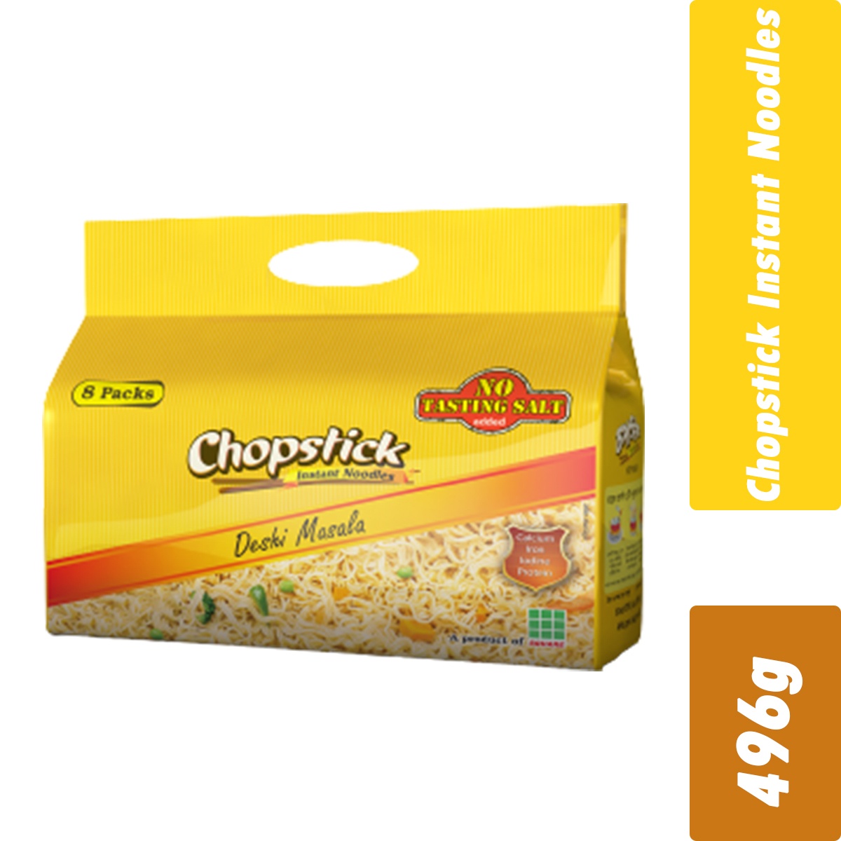 Chopstick- Instant Noodles- Deshi Masala- Per Carton 12 Pieces- 496g