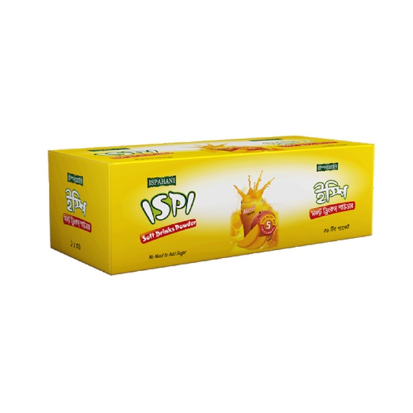 Ispahani Refreshingly Tasty ISPI Mango Instant Drink Foil Pack 3gm ( Powder Drink)