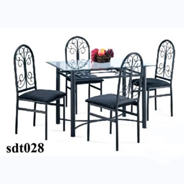 Modern High-Quality Steel Dining Table Model (028)