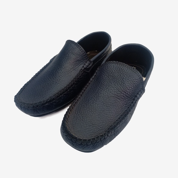 Leather Lofar For Men(1011) Black Color, Business Class Lofar