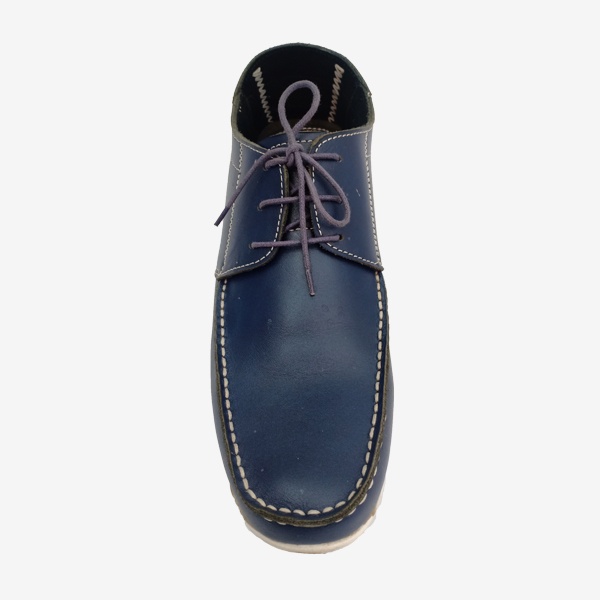 Leather Shoes for Men(1019) Navy Blue Color, Business class fashionable Shoe