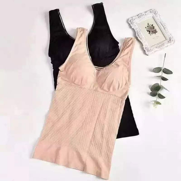 Undergarment Nylon Full Slip with Stretch Lace, Cling Shaping Tank