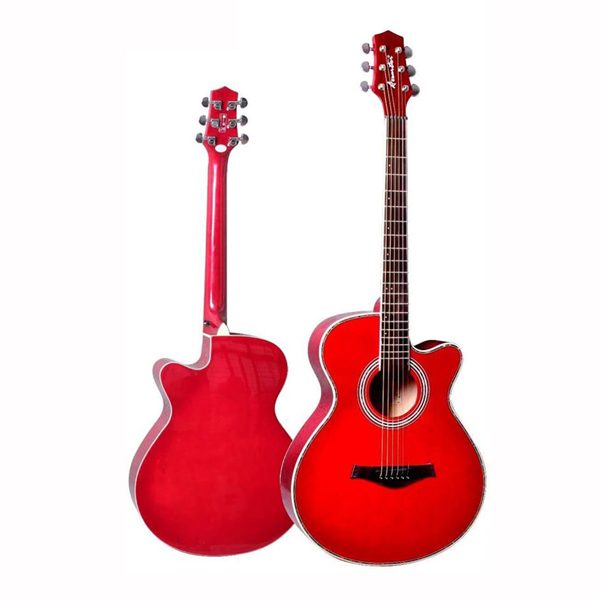 Best Quality Acoustic Guitar (Red)