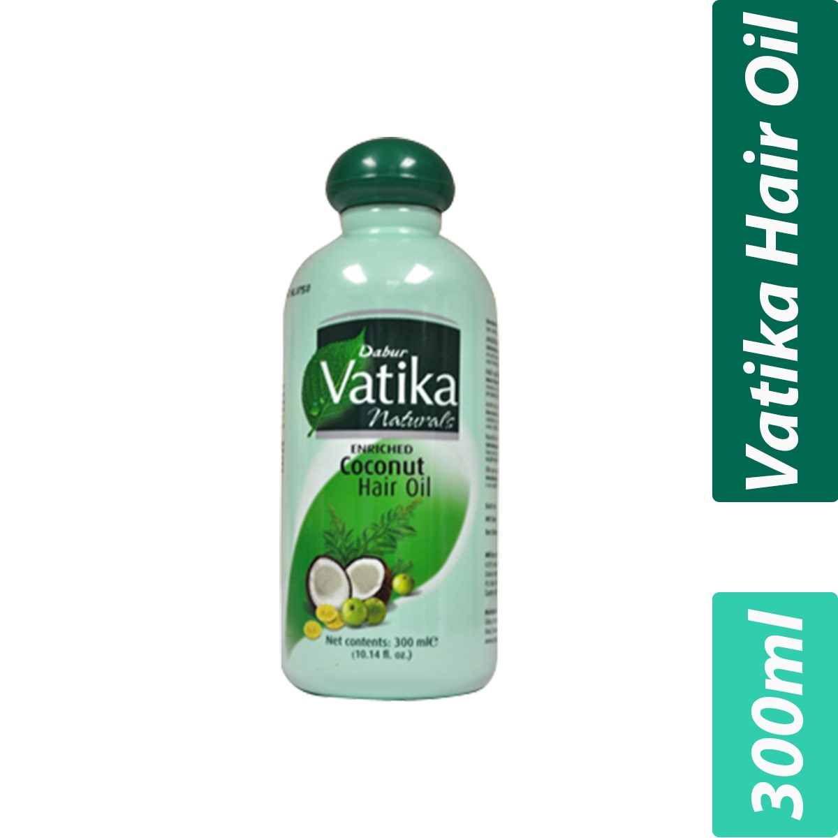 Dabur- Vatika Enriched Coconut Hair Oil- Per Case 24 Bottles- 300ml