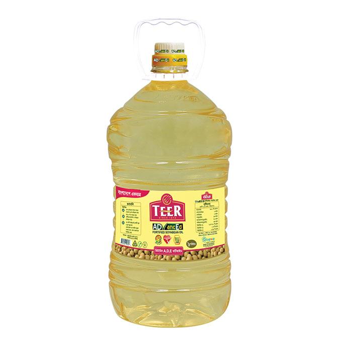 Teer Advanced Soybean Oil- Vitamin A, D, E Fortified Oil- Good For Heart, Excellent source of linoleic acid- 8 litre