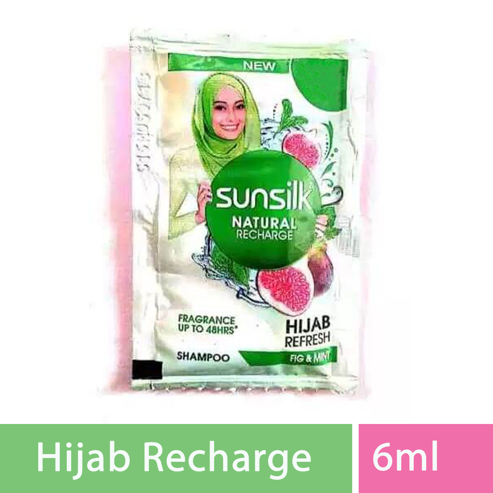 Sunsilk Shampoo Hijab Recharge Refresh Mini Pack- 6ml, Per Carton size 864 Piece