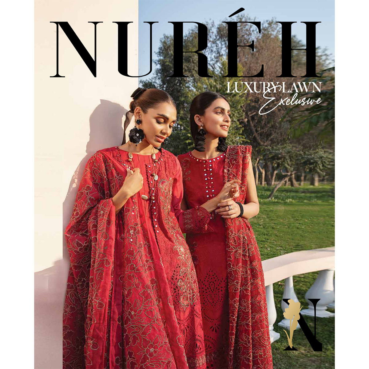 NUREA LUXURY LAWN EXCLUSIVE COLLECTION (Per Set - 8 Suits)