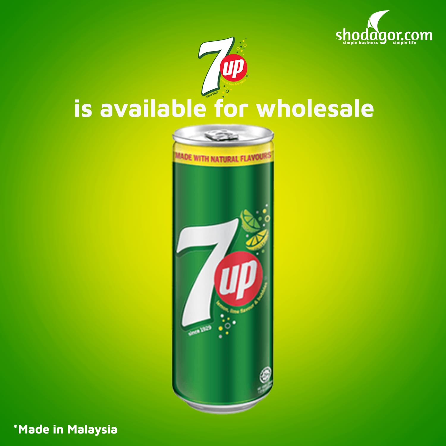 7Up - (1case 24 cans)