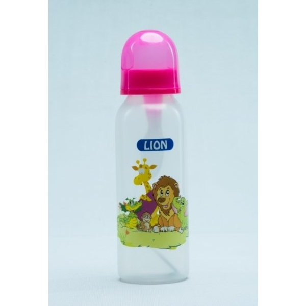 LION SPOON FEEDER 9 OZ 250 ML (BPA FREE) 1 PC SHRINK PACK