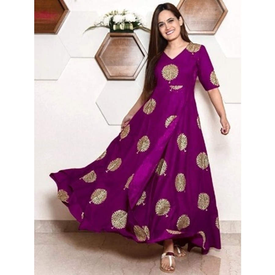 One Piece Readymade Printed Kurtis For Woman(MOH-2012)
