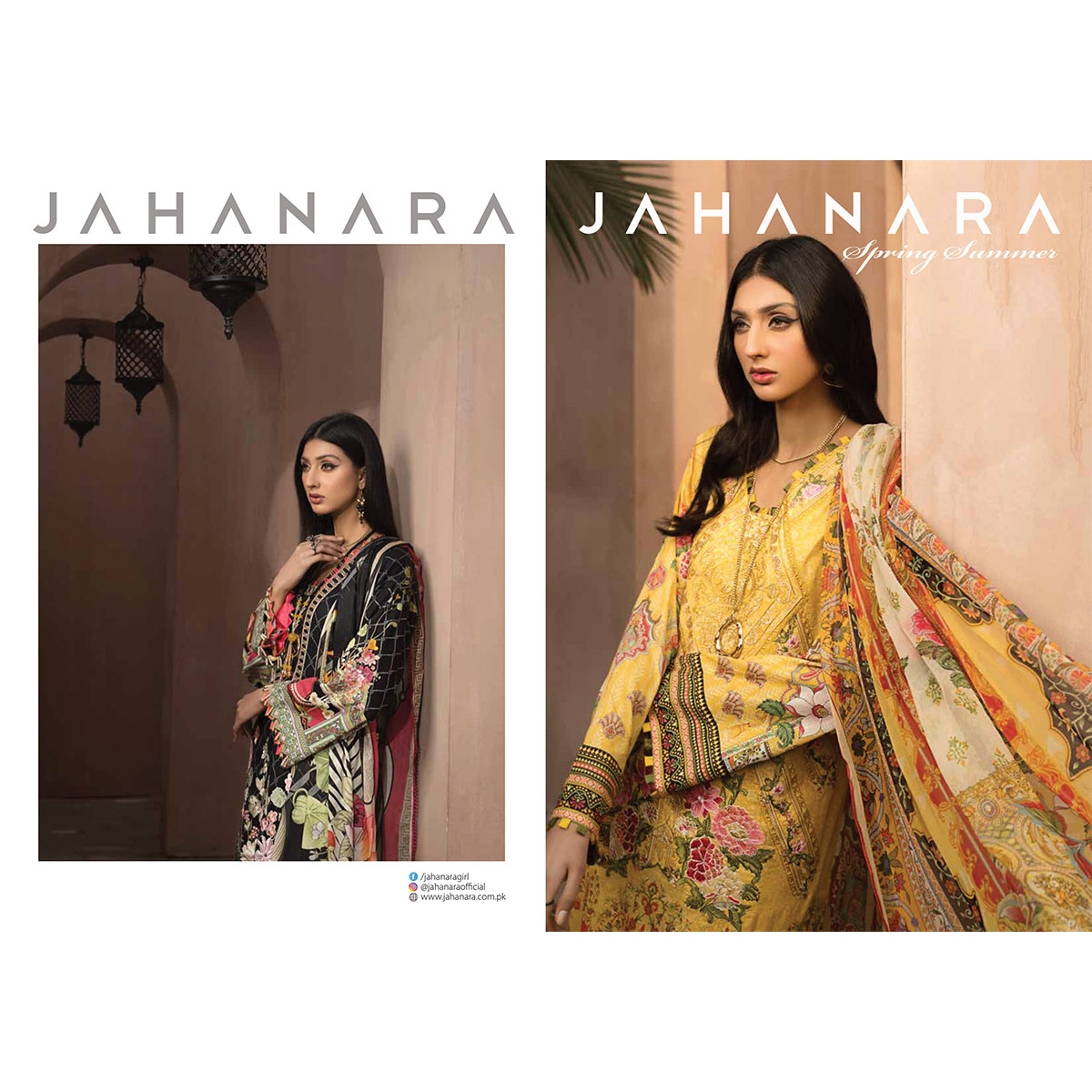 JAHANARA Spring Summer Embroidered Lawn Collection (Per Set - 10 Suits)