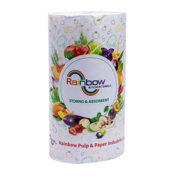 Rainbow Kitchen Towel Size: 23 x 23 cm