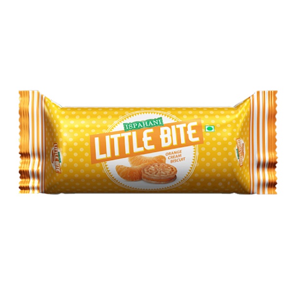 Ispahani Little Bite Orange Cream Biscuit foil pack - 60 gm