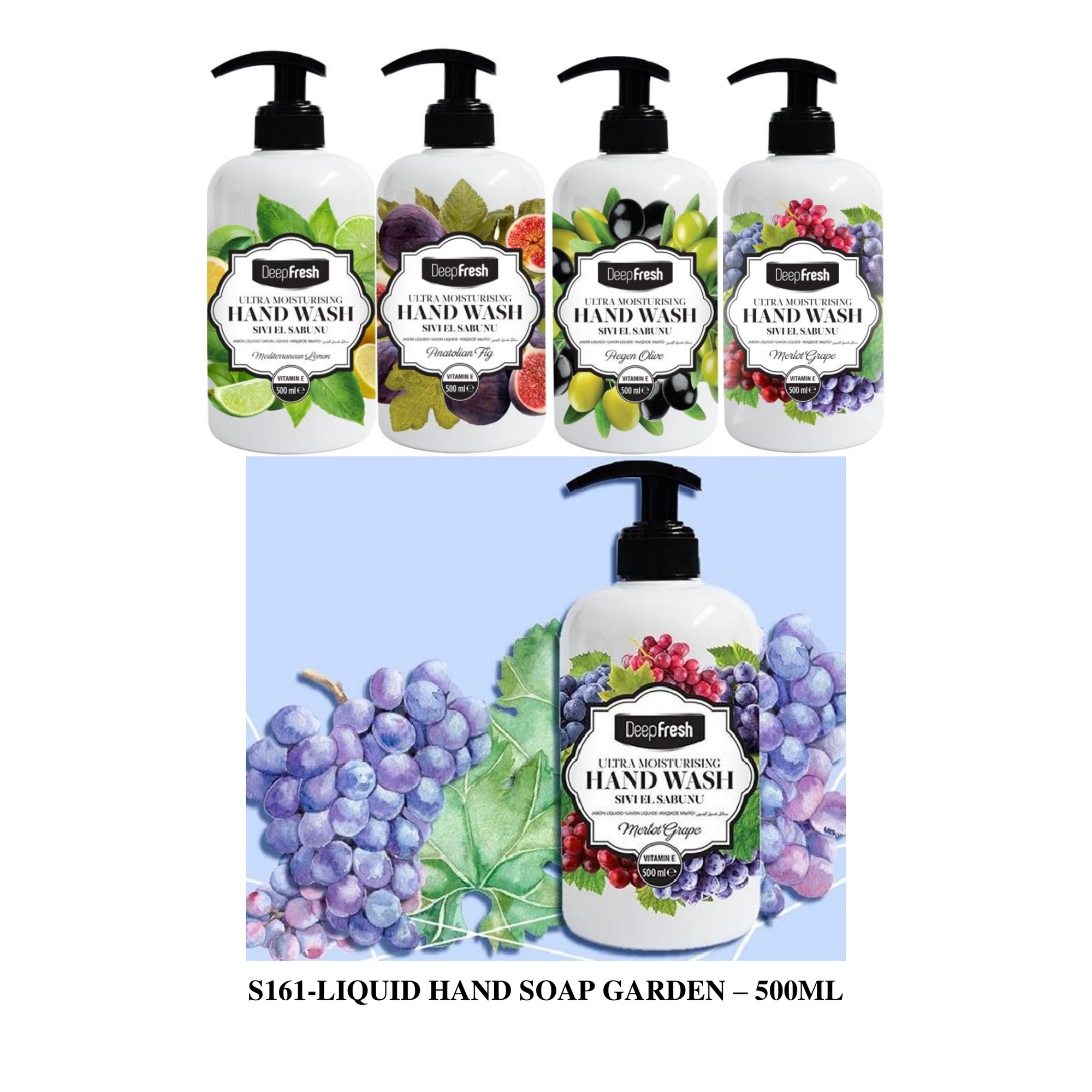 ORIGINAL DEEP FRESH LIQUID HAND SOAP GARDEN(500ML) IMPORTED FROM TURKEY