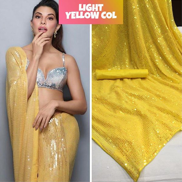 Bollywood Exclusive Georgette Sequins Work Saree