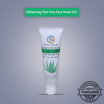 Soft & Bright whitening face wash with Aloe Vera