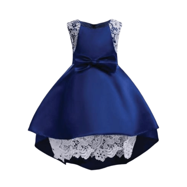 Baby Girls navy blue color Party ( Code: 137) Dress