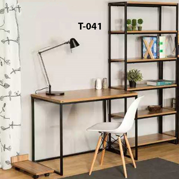 Bookshelf with Computer and Reading Table Model (041)