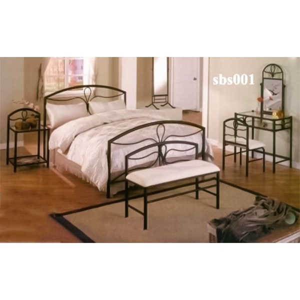 Modern Steel Bed Room Set Model (001)