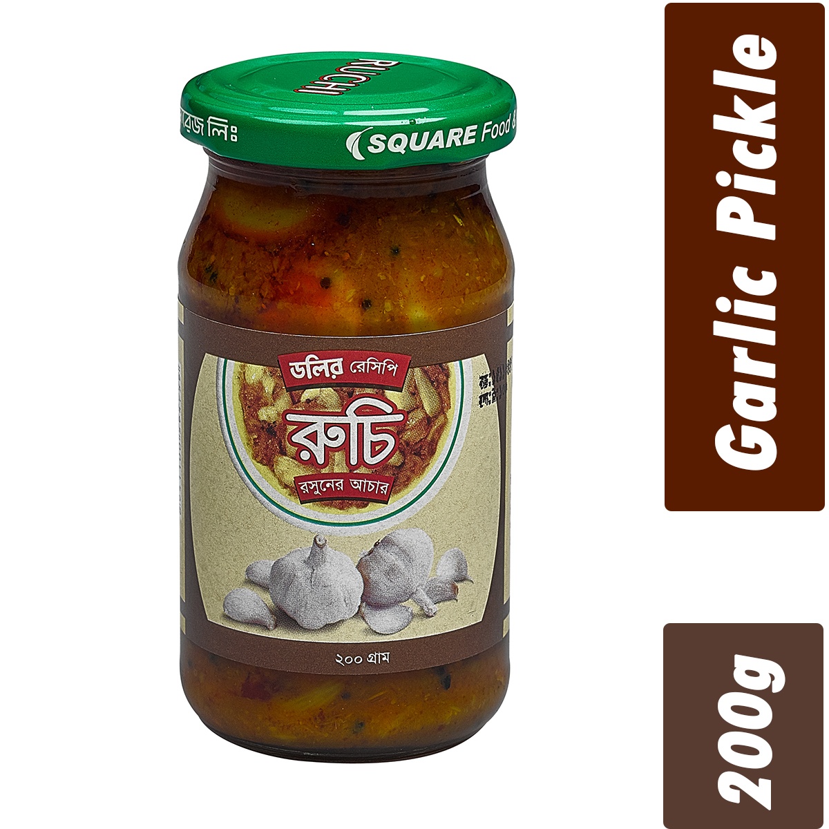 Ruchi Pickle (Garlic)- Per Carton 12 Pieces- 200g