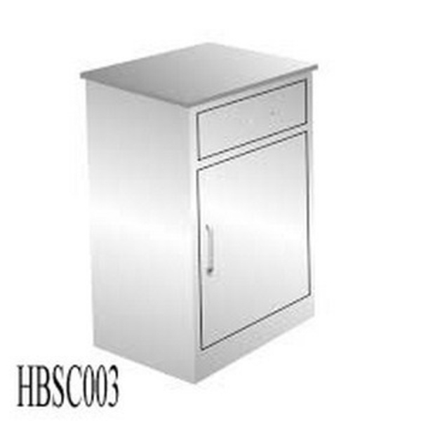 Hospital Bedside Cabinet With Drawer And Door (003)