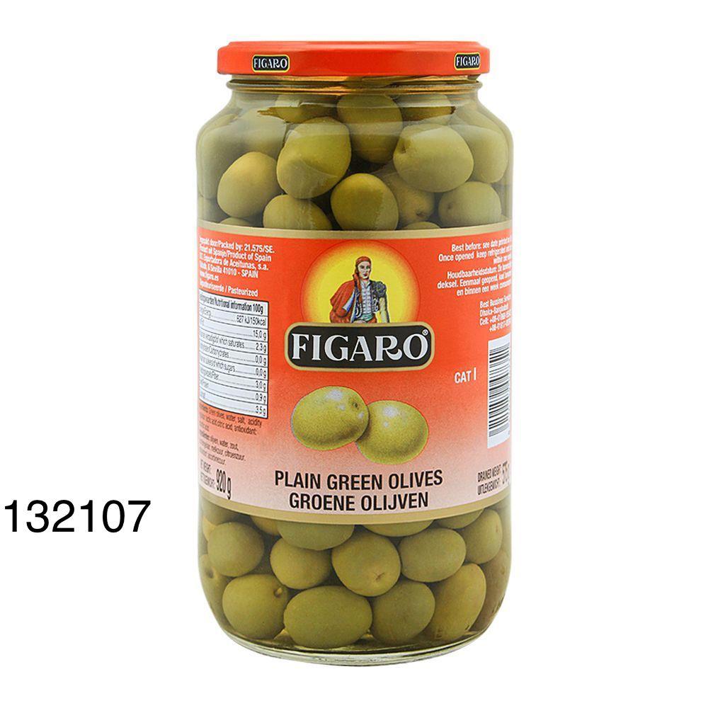 FIGARO Plain Green Olives 920 gm