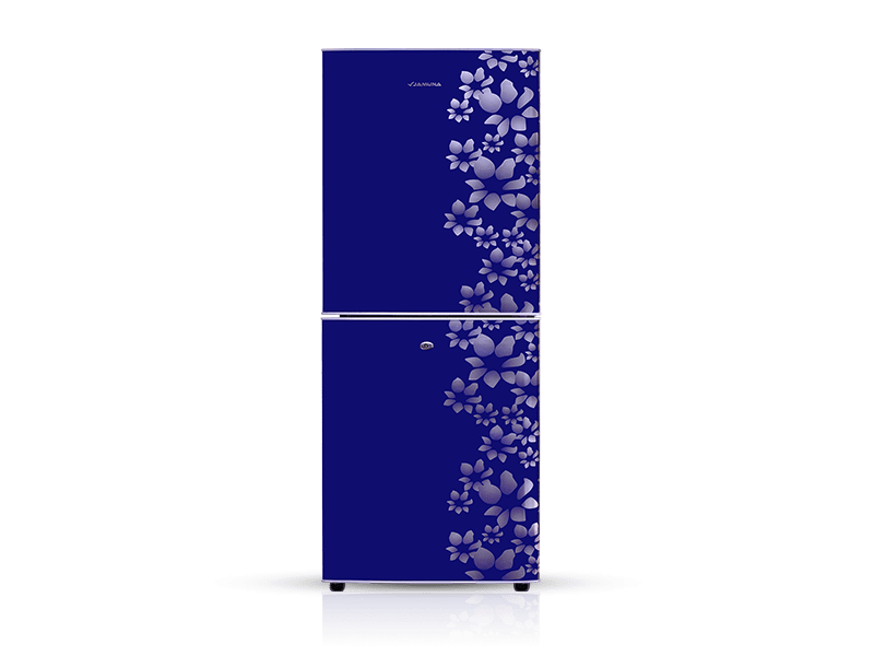 Jamuna Refrigerator JE2-F8JF-Glossy Shining Deep Blue Flower 268 Ltr