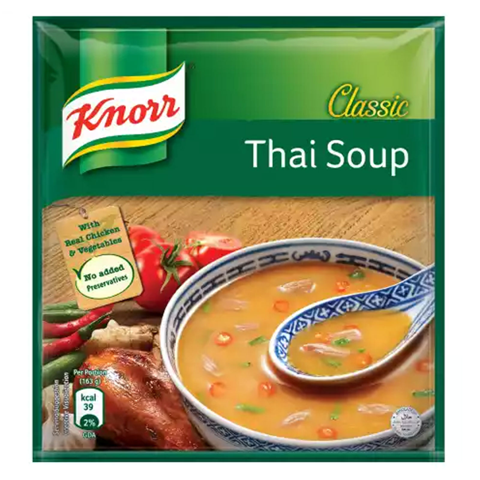 Knorr Soup Thai- 28g, Per Carton size 72 Piece