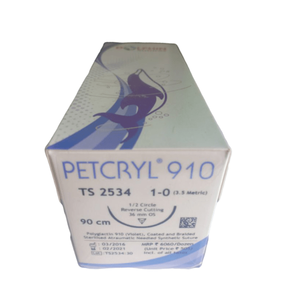 100% Original PETCRYL-910 Absorbable Syrgical Synthetic Suture U.S.P(DS-2534)