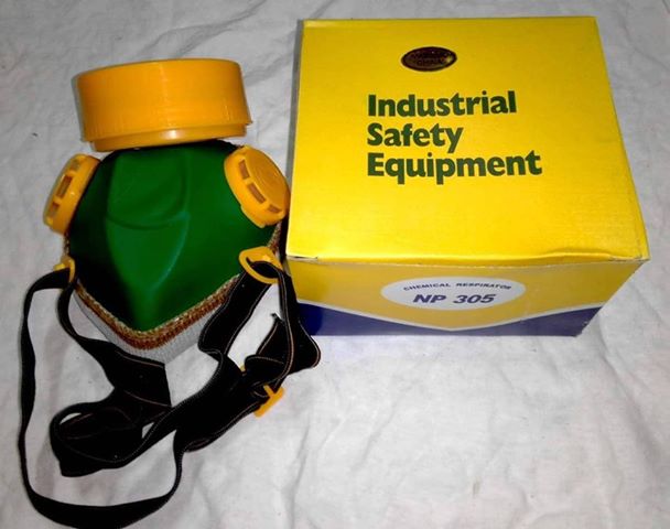 PVC Safety Gas Mask Half Face Dust Mask
