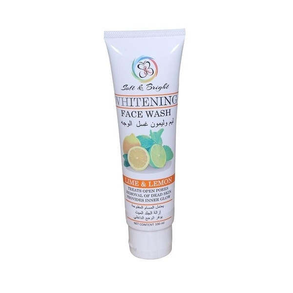 Soft & Bright Whitening Face Wash With Lime & Lemon