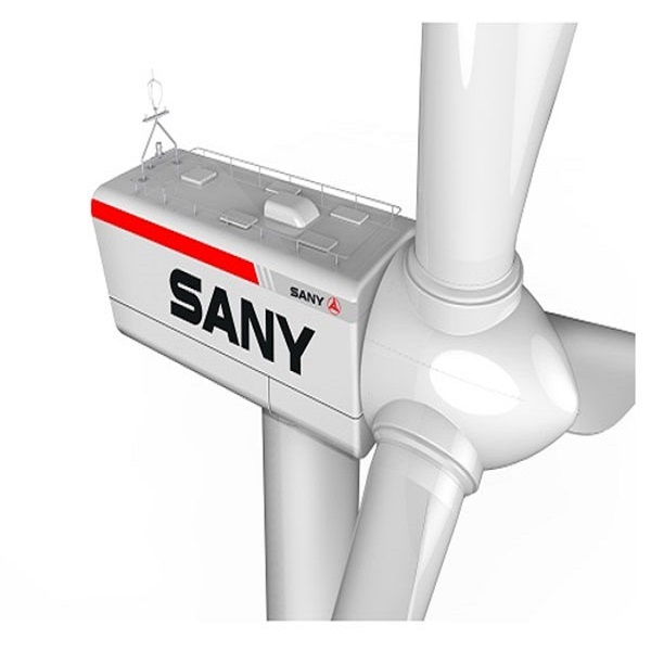 BRAND NEW SANY HEAVY ENERGY - 2500 KW WIND TURBINE GENERATOR - SE14125 WTG - HIGH SPEED - DOUBLE FED - HIGH POWER GENERATION AND HIGH RELIABILITY - LOW CONSTRUCTION COST AND LOW MAINTENANCE COSTS