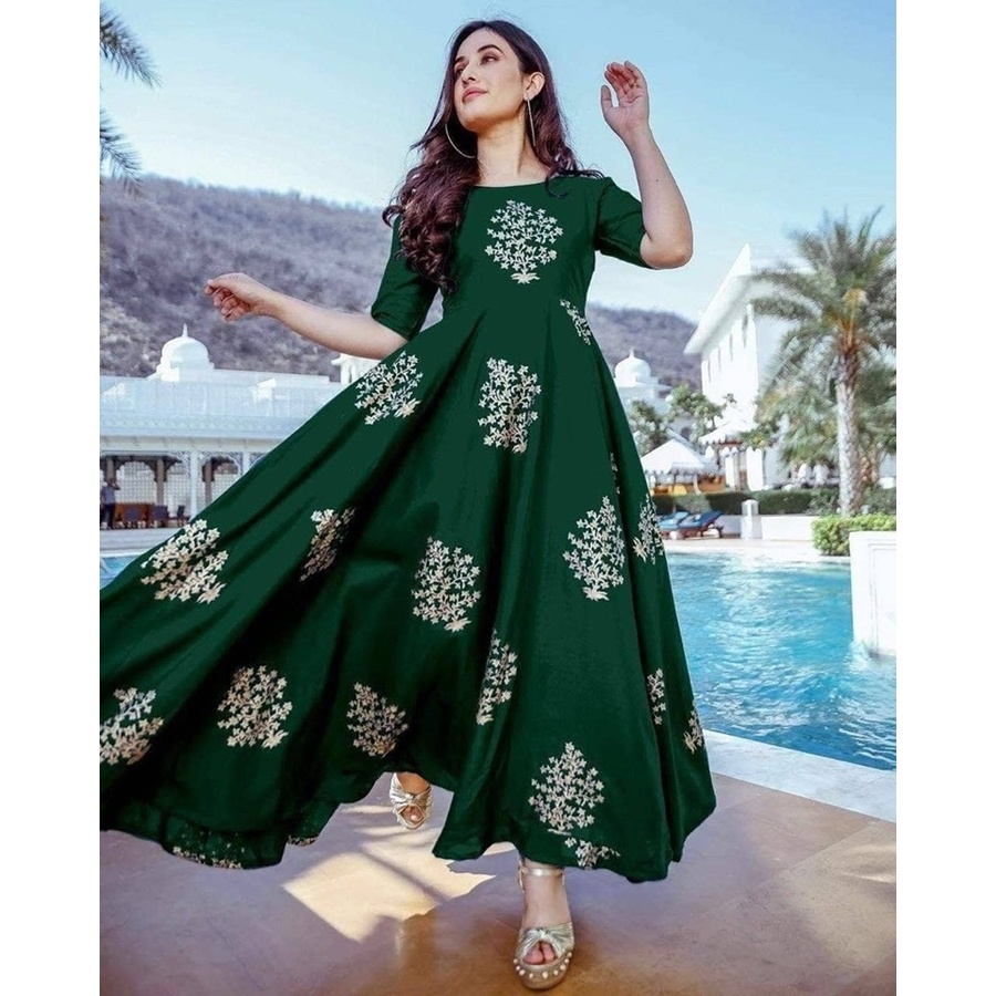 One Piece Readymade Printed Kurtis For Woman(MOH-2007)