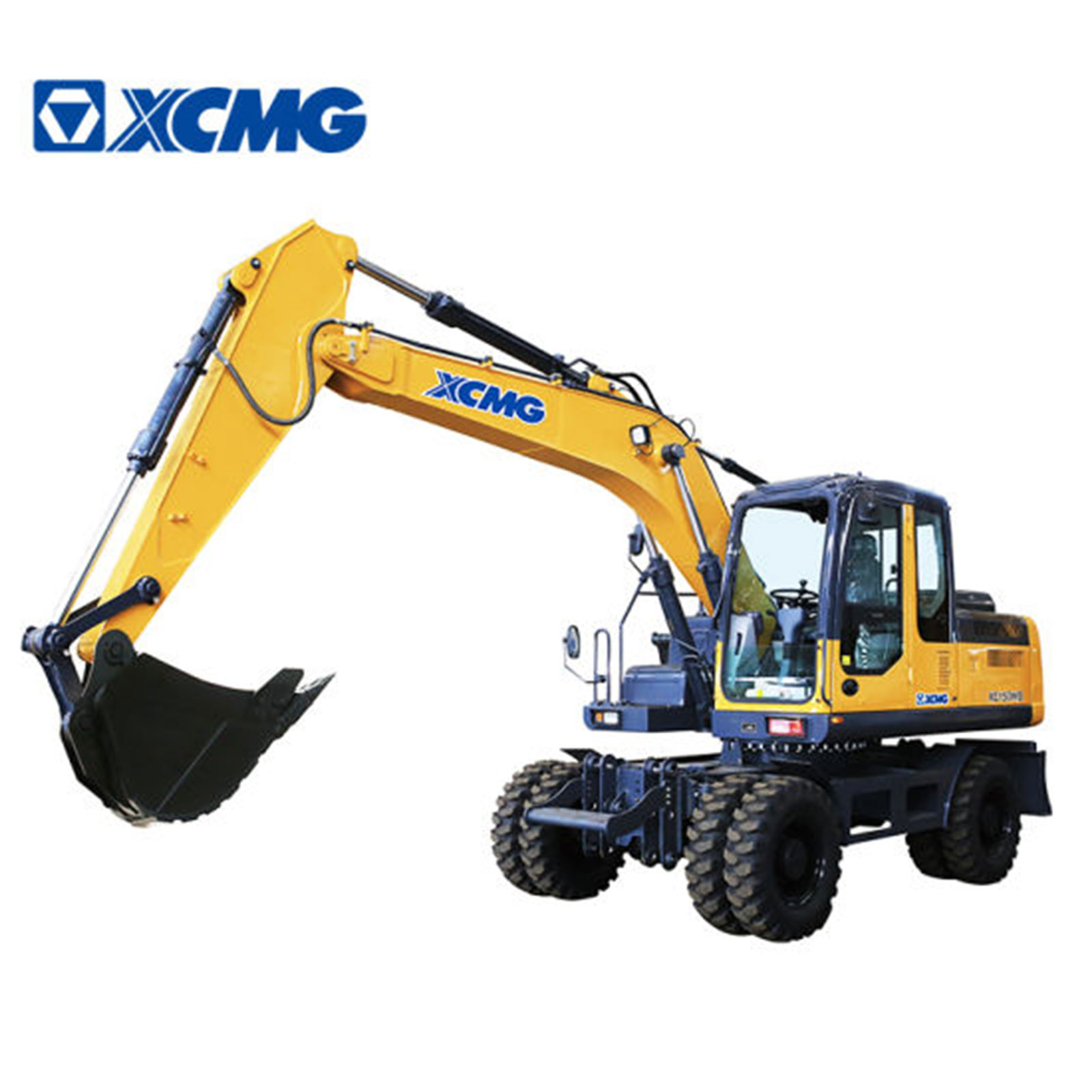 XCMG Official 15 TON Semi-Autonomous Wheeled Excavator XE150W