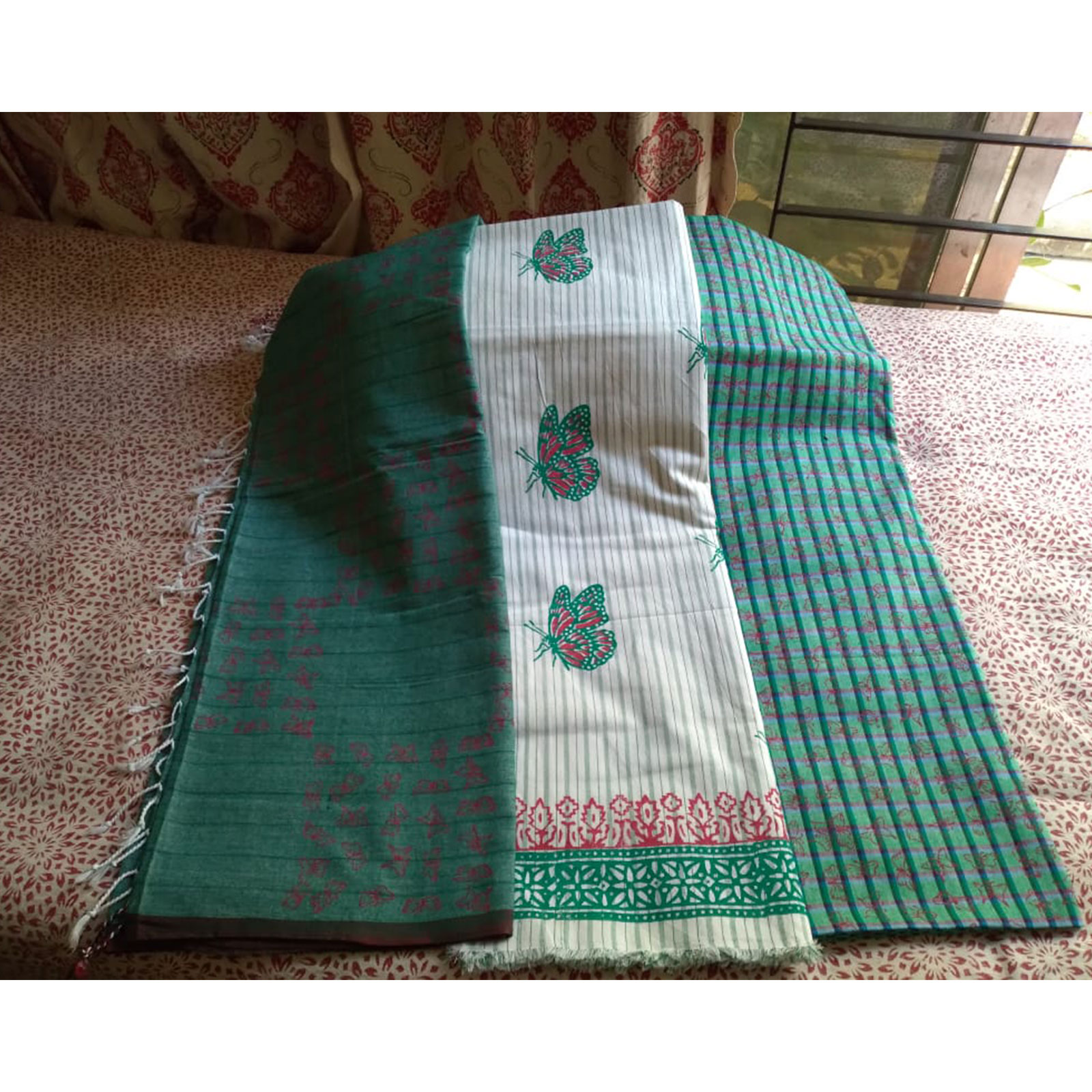 Block Print Tat Three Piece