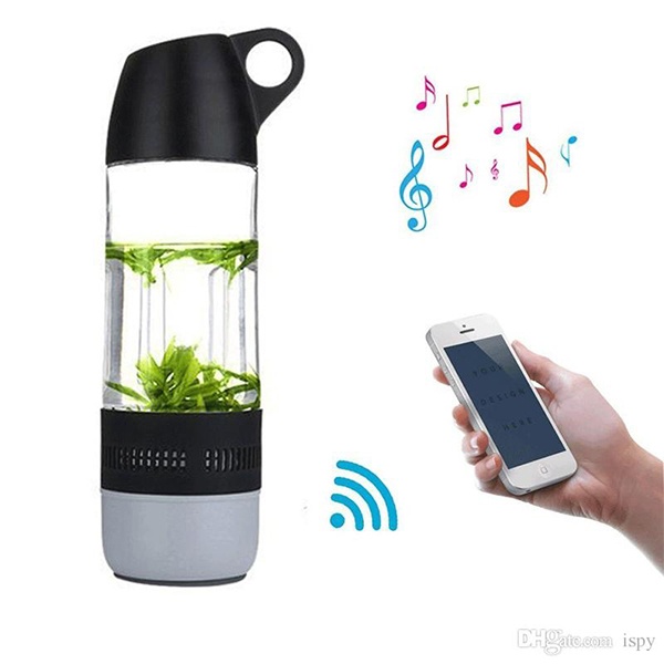 Digital Water Bottle With Wireless Speaker