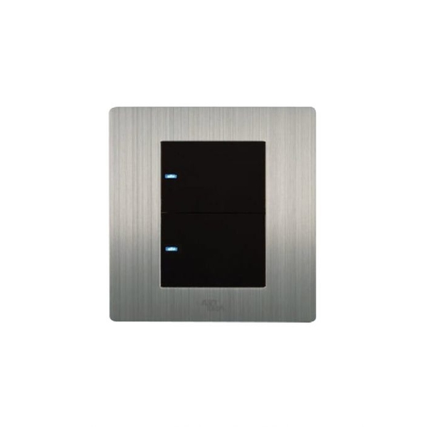 European Standard ART DNA A69 Series 16A 2 GANG Impress switch LED