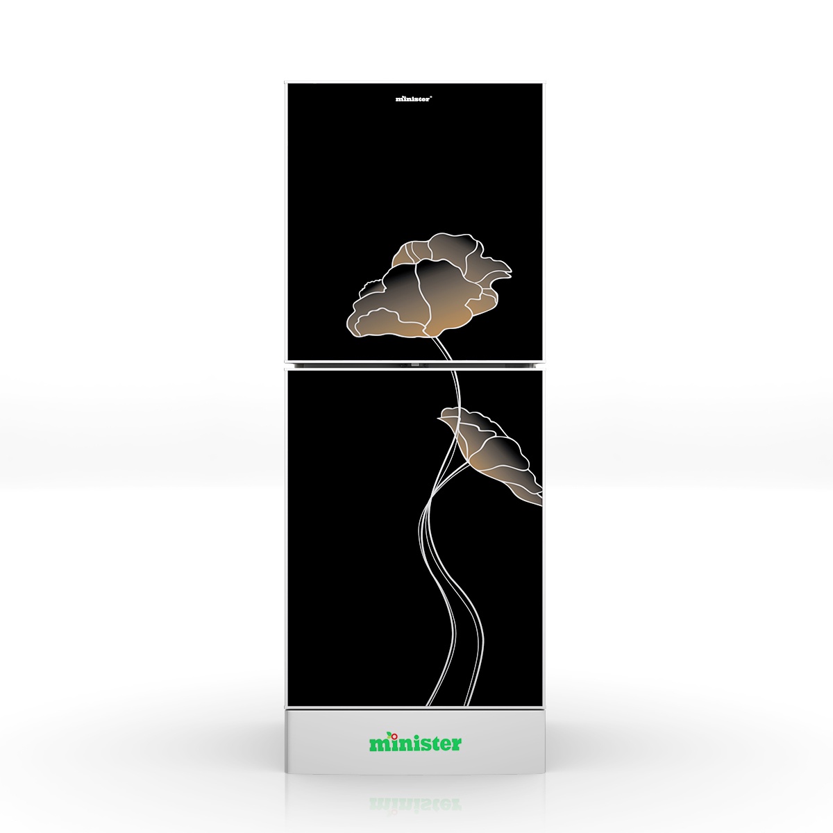 Minister Refrigerator - BLACK LOTUS - (M-222)