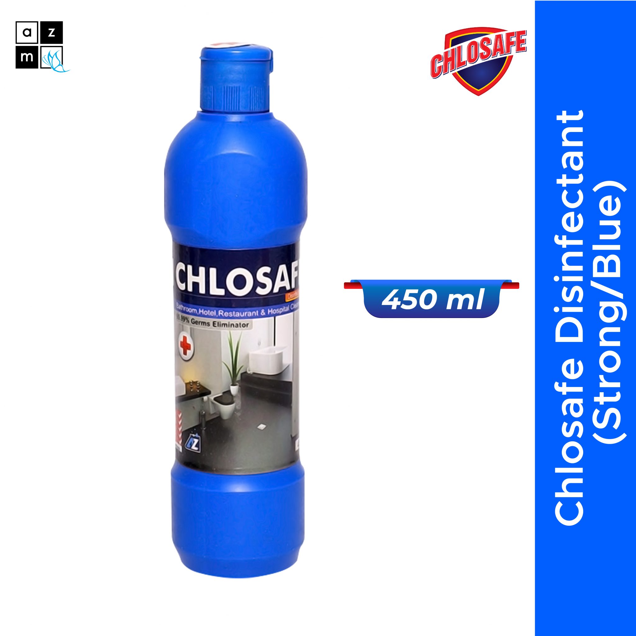 Chlosafe Disinfectant (Strong/Blue) - 450ml