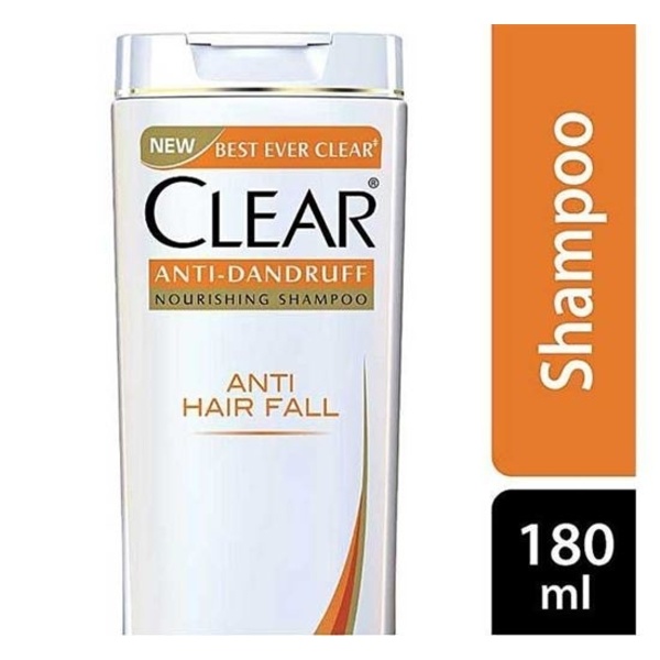 Clear Shampoo- Anti Hair Fall- Anti Dandruff- Boost Your Scalp’s Natural Self-Defense- Healthy Beautiful Hair- Per Carton 24 packs- 180ml