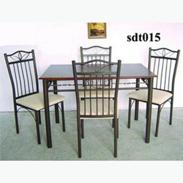 Modern High-Quality Steel Dining Table Model (015)