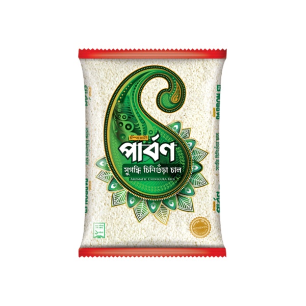 High-quality Ispahani Parbon Chinigura Rice Poly Pack (1 kg)